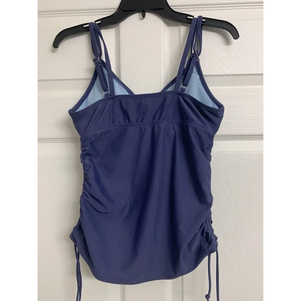 Athleta Tankini Top Ruched Baby Doll Size 34 C‎